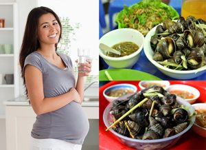 bầu 3 tháng đầu ăn ốc được không - Giá trị dinh dưỡng của ốc đối với phụ nữ mang thai