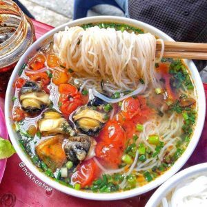 Hương vị đặc trưng của bún ốc Đà Nẵng