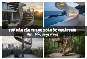 1. Cầu thang xoắn ốc ngoài trời là gì?