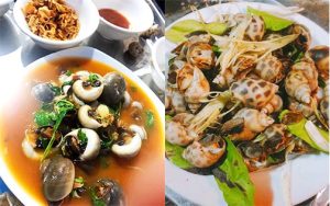Nguyên liệu cần chuẩn bị cho bữa tiệc nga ốc hải phòng