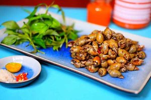 Nguyên liệu làm ốc cà na rang muối