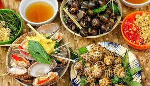 ốc cam lê văn quới - Nguyên liệu chuẩn bị cho món ăn