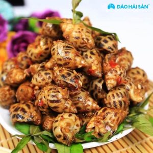 Nguyên liệu cho món ốc hương cháy tỏi