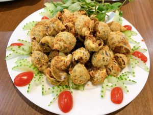 Nguyên liệu làm ốc hương rang muối