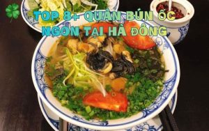 Khám phá thiên đường ốc ngon Hà Đông về đêm