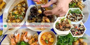 quán ốc biển ngọc quận 4 - Ấn tượng đầu tiên về không gian và phong cách phục vụ