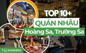 quán ốc hoàng sa - Không gian thoáng đãng bên bờ kè