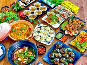 quán ốc ngon ở huế - Không gian và văn hóa thưởng thức ốc tại Huế